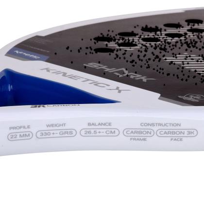 Imagem de Raquete de Beach Tennis Shark Kinetic X-Blue
