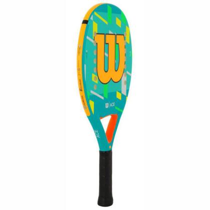 Imagem de Raquete De Beach Tennis Wilson Modelo Ace Fiber Glass Fibra de Vidro Leve Jogos Treinamento