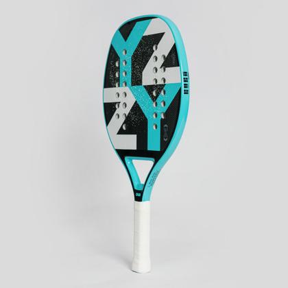 Raquete de Beach Tennis Yzzy 048 Blue Carbono 3 k - Raquete de