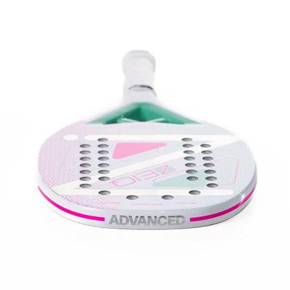 Imagem de Raquete de Beach Tennis Zeiq Advanced White Julia Nogueira 3k