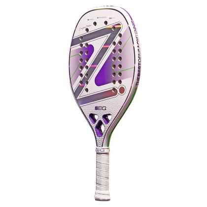 Imagem de Raquete de Beach Tennis Zeiq Pro Violet Collani White
