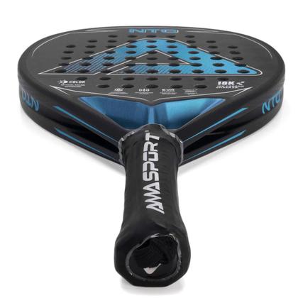 Imagem de Raquete De Padel Ama Sport NTO Preta E Azul