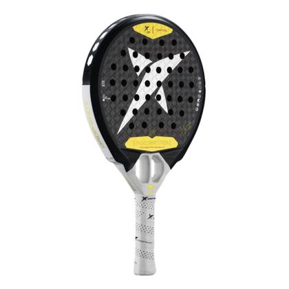 Imagem de Raquete de Padel Drop Shot Explor PRO Control 1.0 2025 Preto Branco e Amarelo
