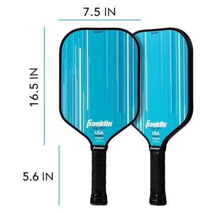 Imagem de Raquete de pickleball Franklin Sports Signature Pro MaxGrit Blue
