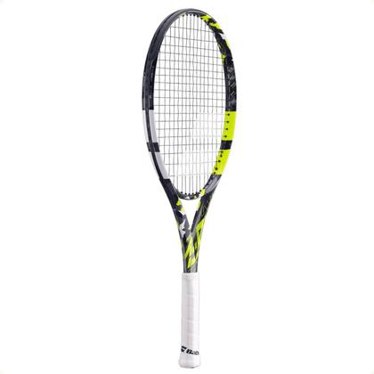Imagem de Raquete De Tênis Babolat Aero Junior 26 Cinza e Amarela