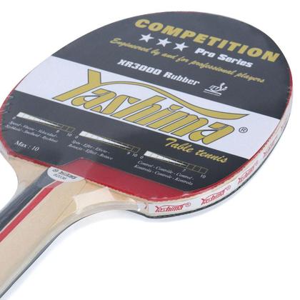 Imagem de Raquete de Tênis de Mesa Yashima ITTF Lisa XR3000 Competition Pro Series Preta