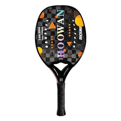Raquete de tênis de praia HOOWAN BUCKMIE Fibra de carbono 18K Grit