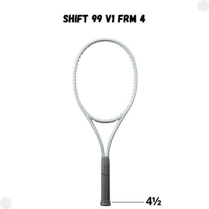 Imagem de Raquete De Tênis Shift 99 V1 L4 Adulto Performance 300g 145311 - Wilson