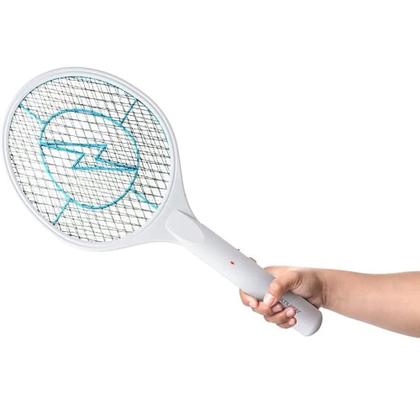 Imagem de Raquete Elétrica Mata Mosquito Regulável Bivolt C/ Fio USB