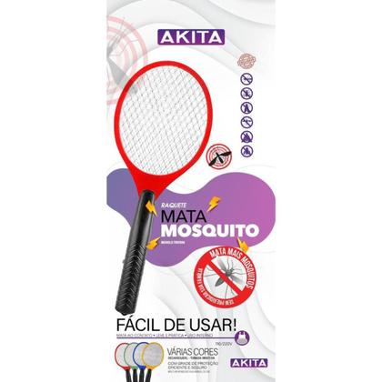 Imagem de Raquete Elétrica Recarregável Mata Mosquito Dengue Bivolt