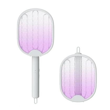 Imagem de Raquete Elétrico Mata Sozinho Mosquito Recarregável Luz Led
