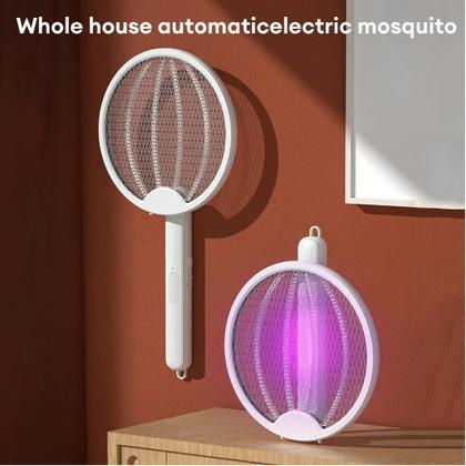 Imagem de Raquete Elétrico Mata Sozinho Mosquito Recarregável Luz Led