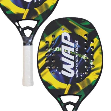 Imagem de Raquete wbt beach tennis kevlar brazilian 2021 profissional