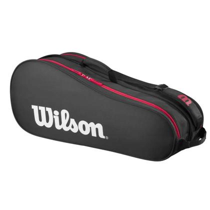 Imagem de Raqueteira Advantage Wilson 6 Pack Unissex Cor Preta