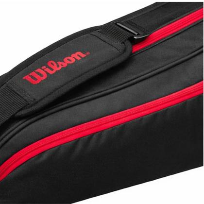 Imagem de Raqueteira Advantage Wilson 6 Pack Unissex Cor Preta