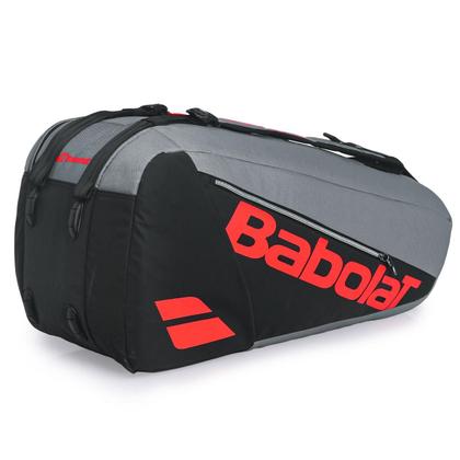 Imagem de Raqueteira Babolat Pure Strike RH6 Cinza Vermelho e Preto