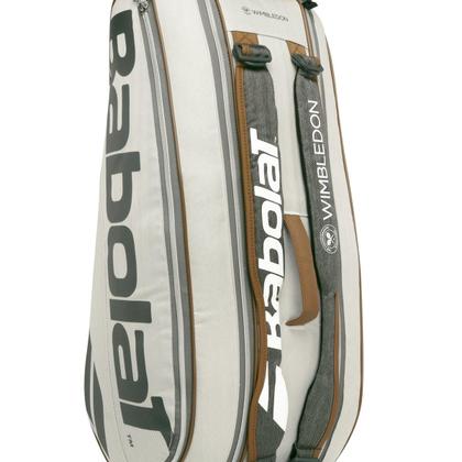 Imagem de Raqueteira Babolat Wimbledon X6 Cinza e Marrom