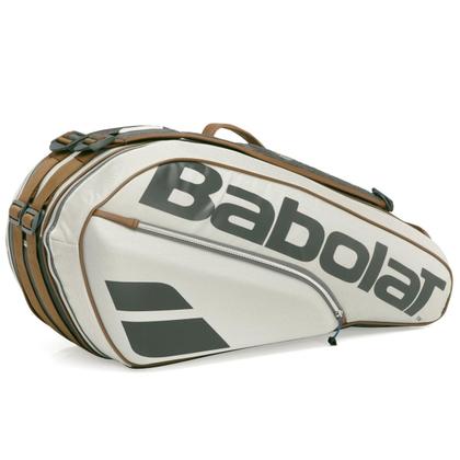 Imagem de Raqueteira Babolat Wimbledon X6 Cinza e Marrom
