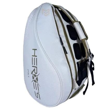 Imagem de Raqueteira De Beach Tennis Heroes Thunder Atlas 2025 Branca