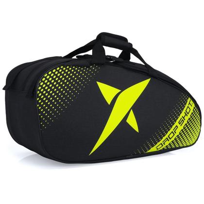 Imagem de Raqueteira Drop Shot Essential 2.3 Beach e Padel Preta e Amarela