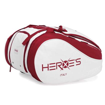 Imagem de Raqueteira Heroes Thunder Starlight Beach Tennis Branca e Vermelha