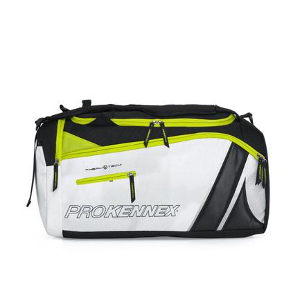 Imagem de Raqueteira Prokennex Cool Sport Academia Beach e Padel Branco Amarelo e Preta