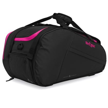 Imagem de Raqueteira Shark De Beach Tennis Ultimate Preta e Pink