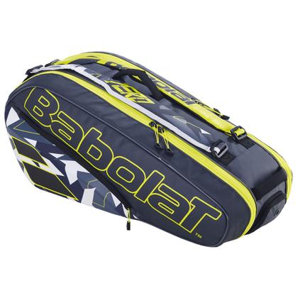 Imagem de Raqueteira Tênis Babolat Pure Aero X6 Preto/Amarelo 60L
