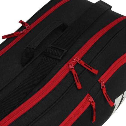 Imagem de Raqueteira Wilson Advantage 25 6Pack Preto e Vermelho