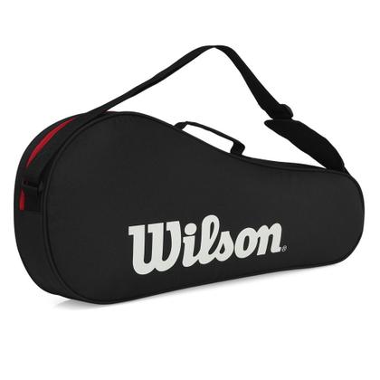 Imagem de Raqueteira Wilson Advantage X3 Preto e Vermelho