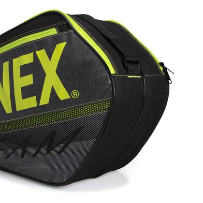 Raqueteira Yonex X6 Team - Preta com Amarelo Dupla - Raqueteira