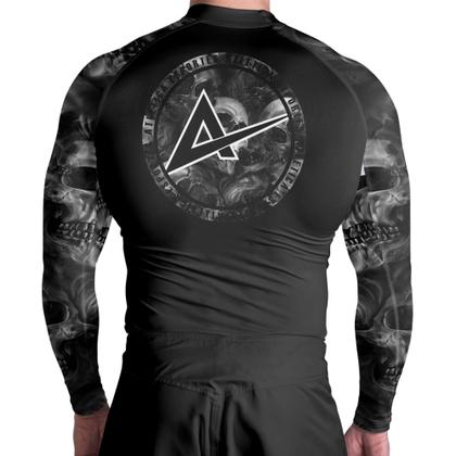 Imagem de Rash Guard Atlética Skull All Black