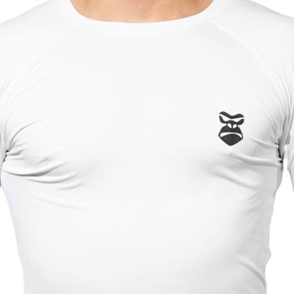 Imagem de Rash Guard Manga Longa Masculina Jiu Jitsu Camiseta Treino Esportiva Academia Qualidade Multifresh Mascote Gorilla Oficial