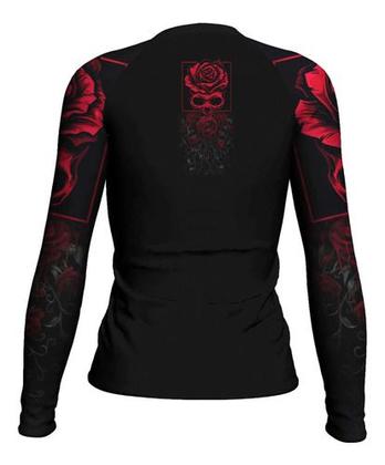 Imagem de Rash Guard Red Jiu Jitsu Feminina Atlética Esportes