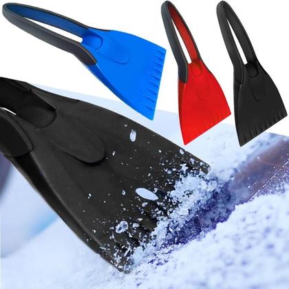Imagem de Raspador De Gelo Para Carro Em Silicone Macio 2PCS Com Cabo Antiderrapante, Pá De Neve Para