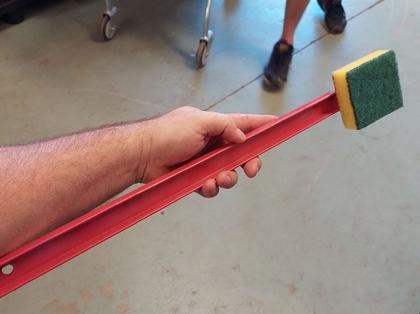 Imagem de Raspador Limpador Para Aquario Haste C/ Esponja Stillpet N3
