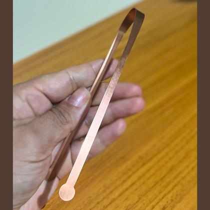 Imagem de Raspador lingua em cobre com Saquinho de algodão