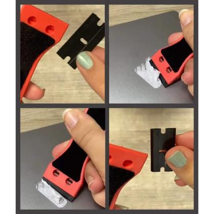 Imagem de Raspador Ratinho de Plástico p/ Limpeza de Vidro, Insulfilm e Envelopamento Expex - EXFER-051