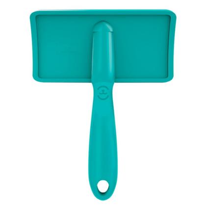 Imagem de Rasqueadeira Curva Média com Bolinhas Azul Propetz Pet Original