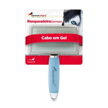Imagem de Rasqueadeira P para Pelos com Cabo Gel Azul GermanHart