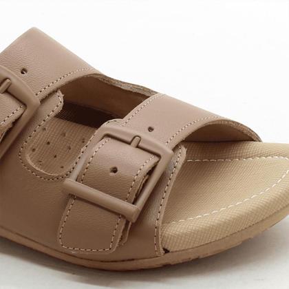 Imagem de Rasteira Chinelo Couro Fivela