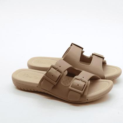 Imagem de Rasteira Chinelo Couro Fivela