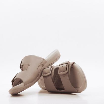 Imagem de Rasteira Chinelo Couro Fivela