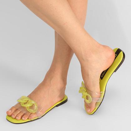 Imagem de Rasteira Steal The Shoestock Corrente Vinil Color