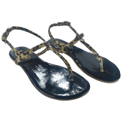 Imagem de Rasteirinha de Dedo Suzi Preto e Onça - ULLY