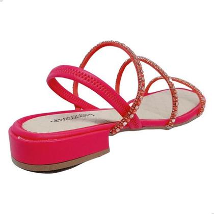 Imagem de Rasteirinha mississipi pedrarias palmilha macia conforto 