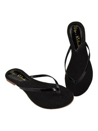 Imagem de Rasteirinha Rasteira Feminina com Brilho Espelhada