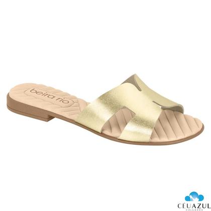 Imagem de Rasteirinha Slide Feminino Beira Rio Confortável Original Palmilha Anatômica