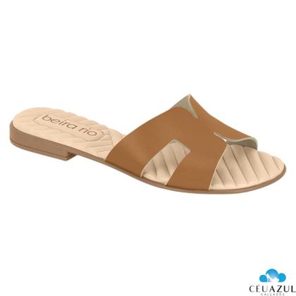 Imagem de Rasteirinha Slide Feminino Beira Rio Confortável Original Palmilha Anatômica