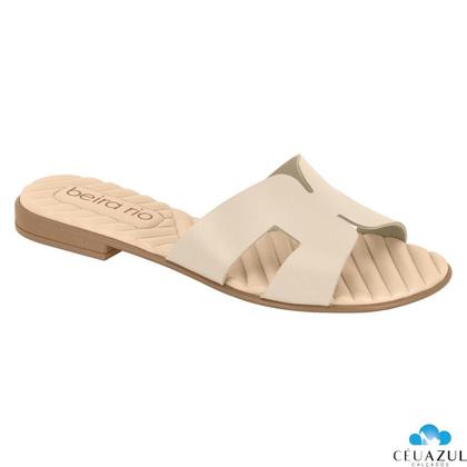 Imagem de Rasteirinha Slide Feminino Beira Rio Confortável Original Palmilha Anatômica